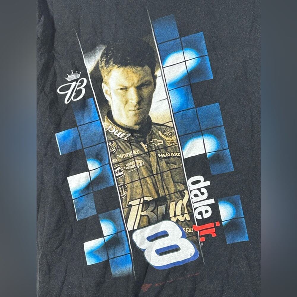 Vintage Dale Jr Budweiser Winners Circle Tee L | Salute To A Legend NASCAR Shirt